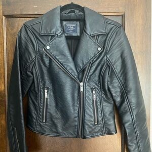 Abercrombie & Fitch Vegan Leather Jacket